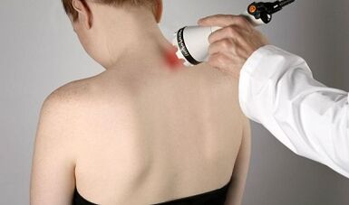 Treatment of pain in neck physiotherapy procedure