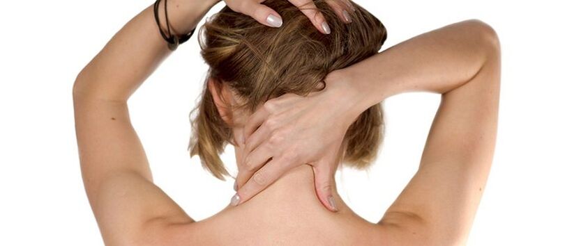 Self -massage the cervical spine in osteochondrosis